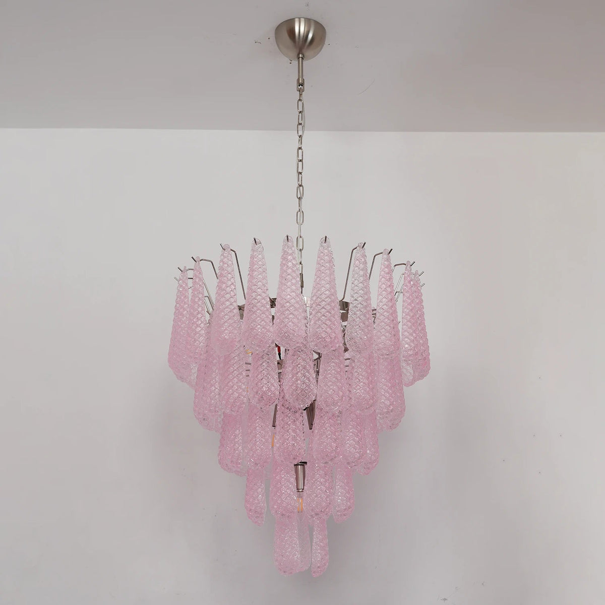 Amaris Tiered Teardrop Glass Chandelier