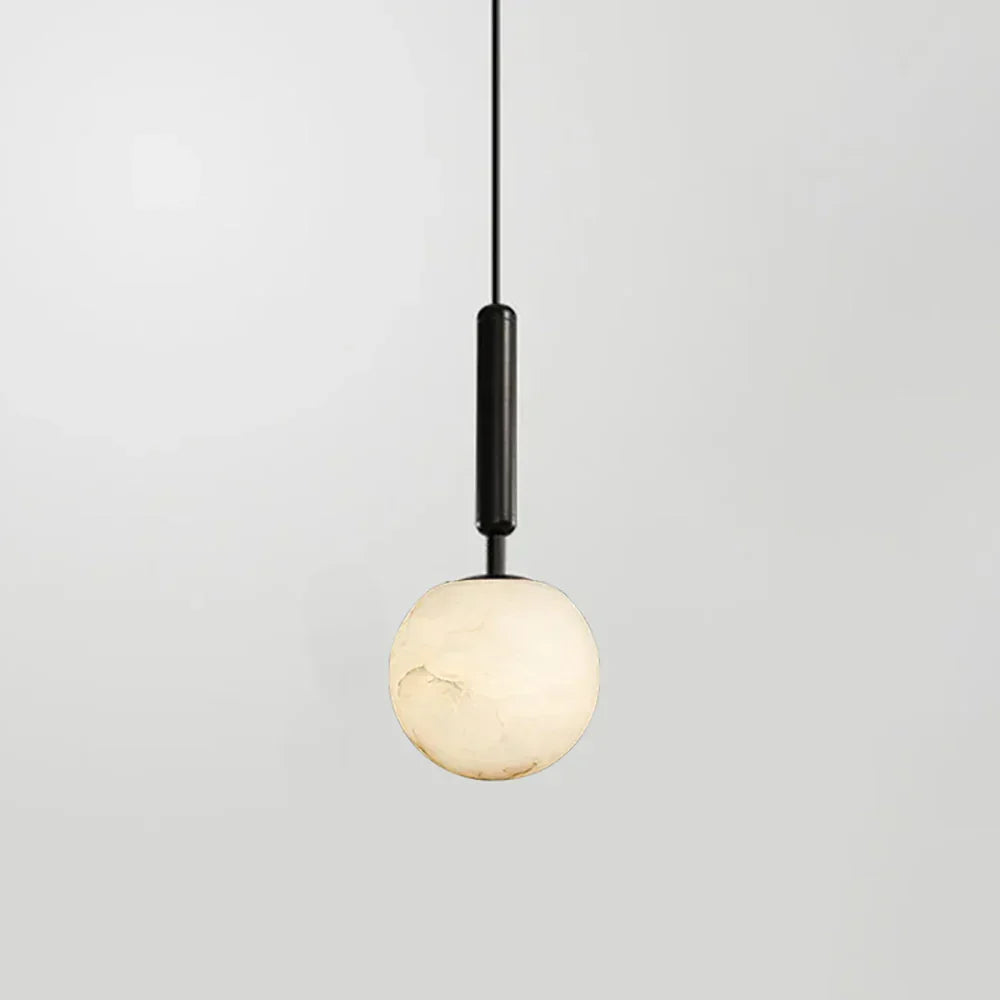 Round Bosso Alabaster Pendant Lamp