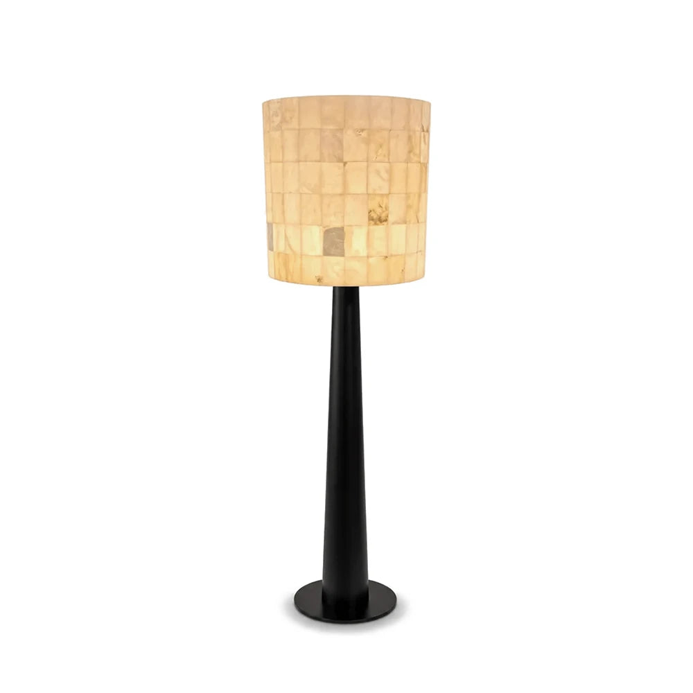 Bryony Tiled Alabaster Mosaic Floor Lamp