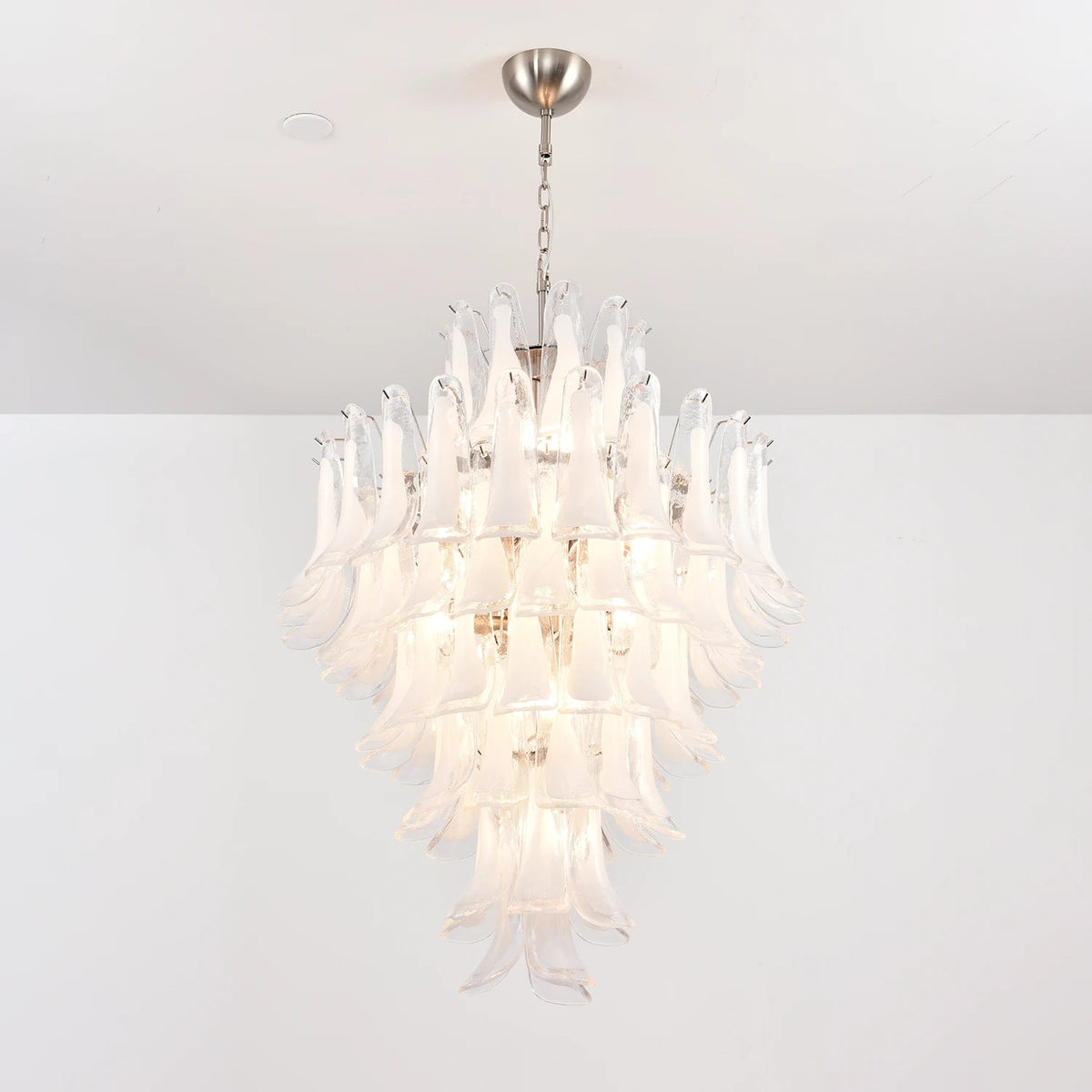 Camellia Glass Petal Chandelier