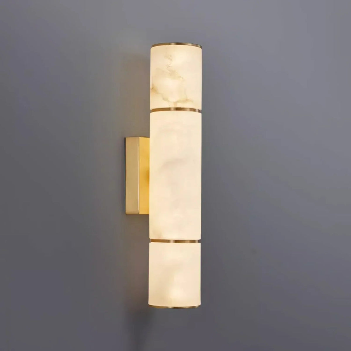 Creative Alabaster Cylindrical Wall Lamp