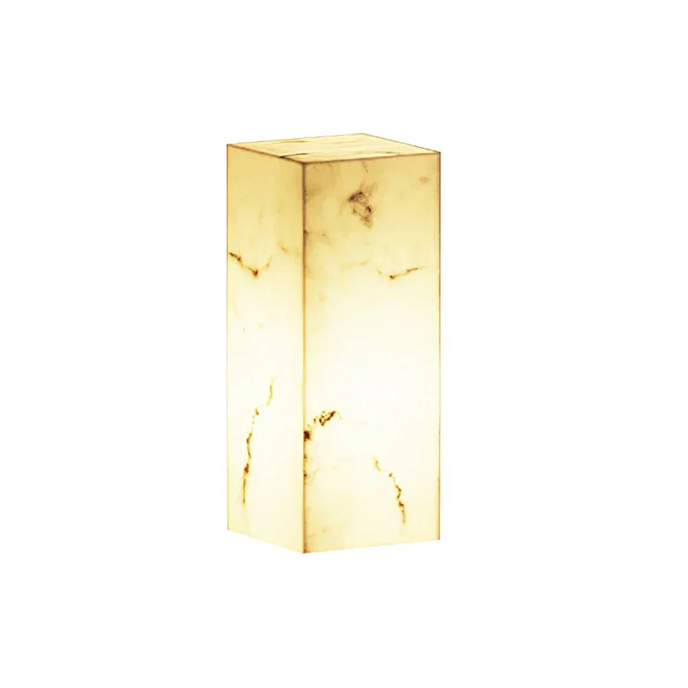 Cube Imitation Marble Landing Outdoor Light