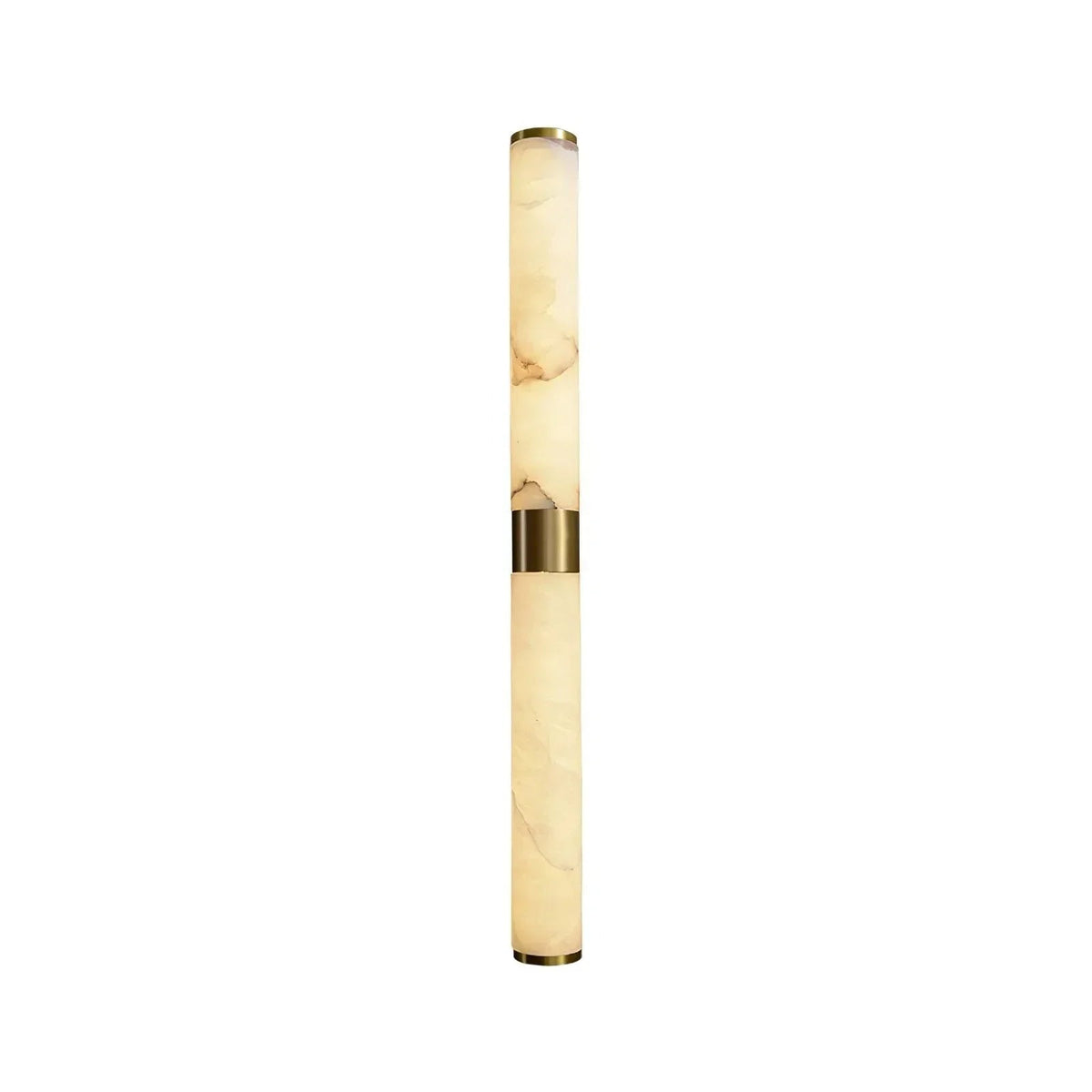 Cylindrical Alabaster Line Wall Light