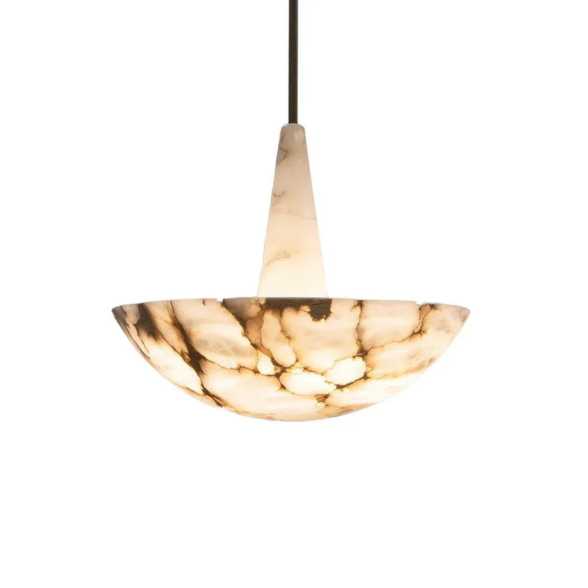 Dome Alabaster Domus Pendant Light