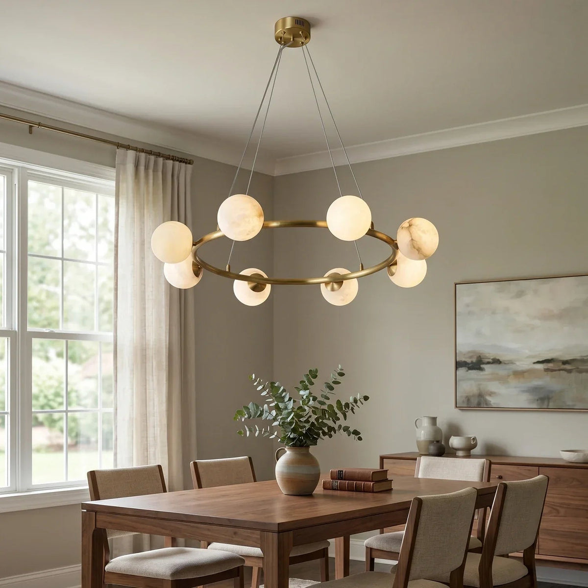 Helix Alabaster Chandelier