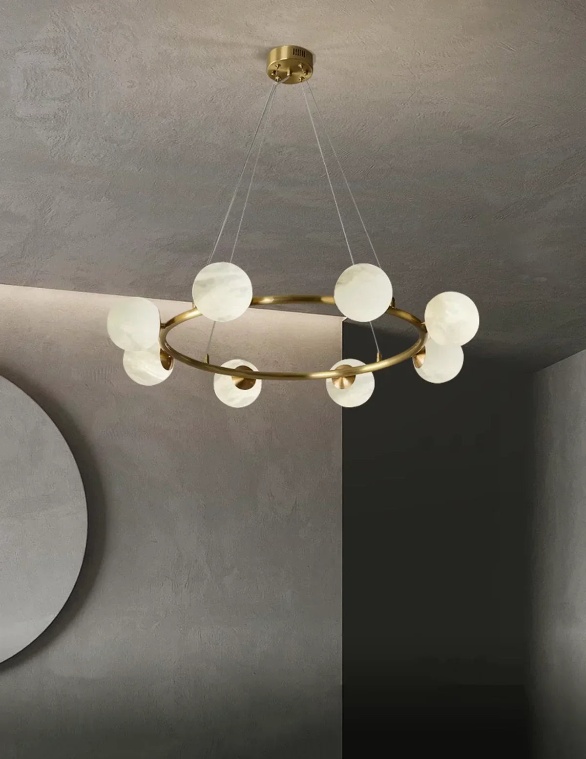 Helix Alabaster Chandelier