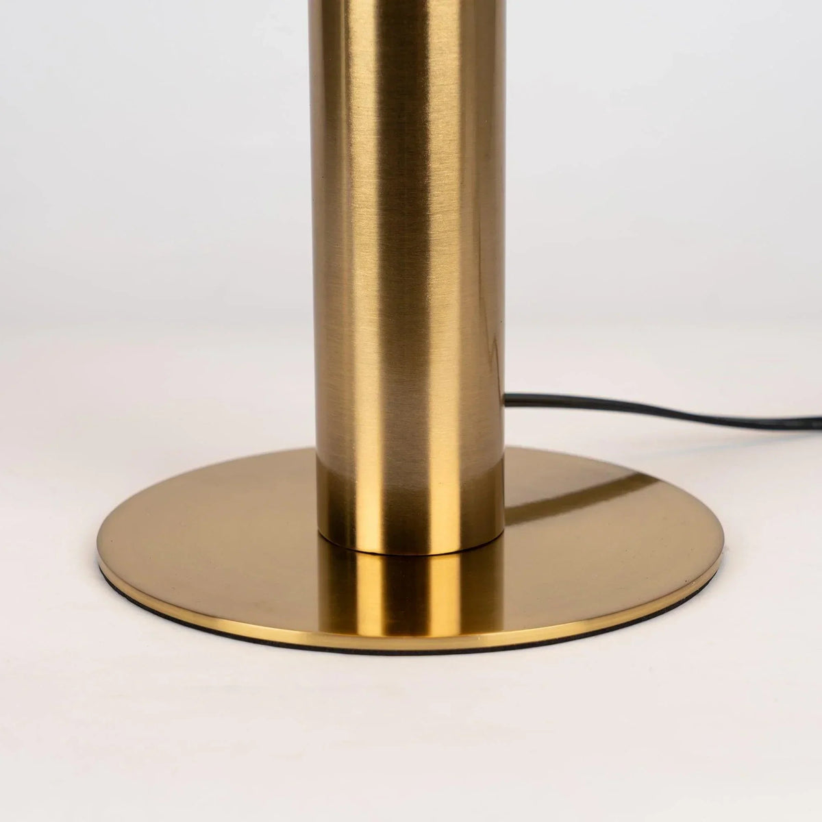 Hemispherical Alabaster Table Lamp