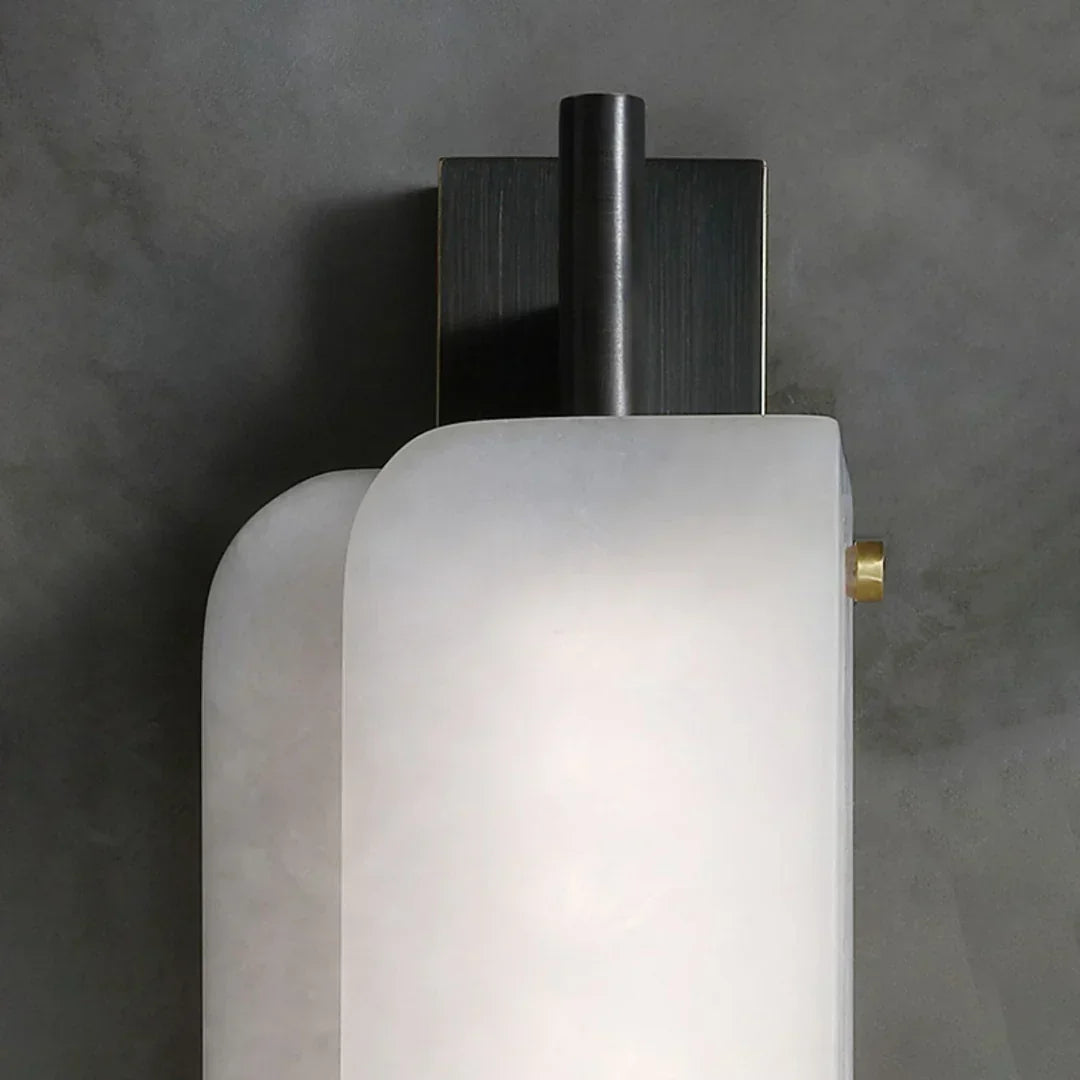 Jorge White Alabaster Wall Lamp