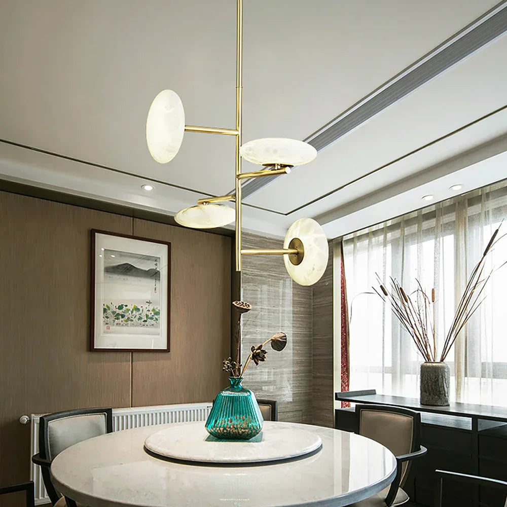 Light Luxury Alabaster Chandelier