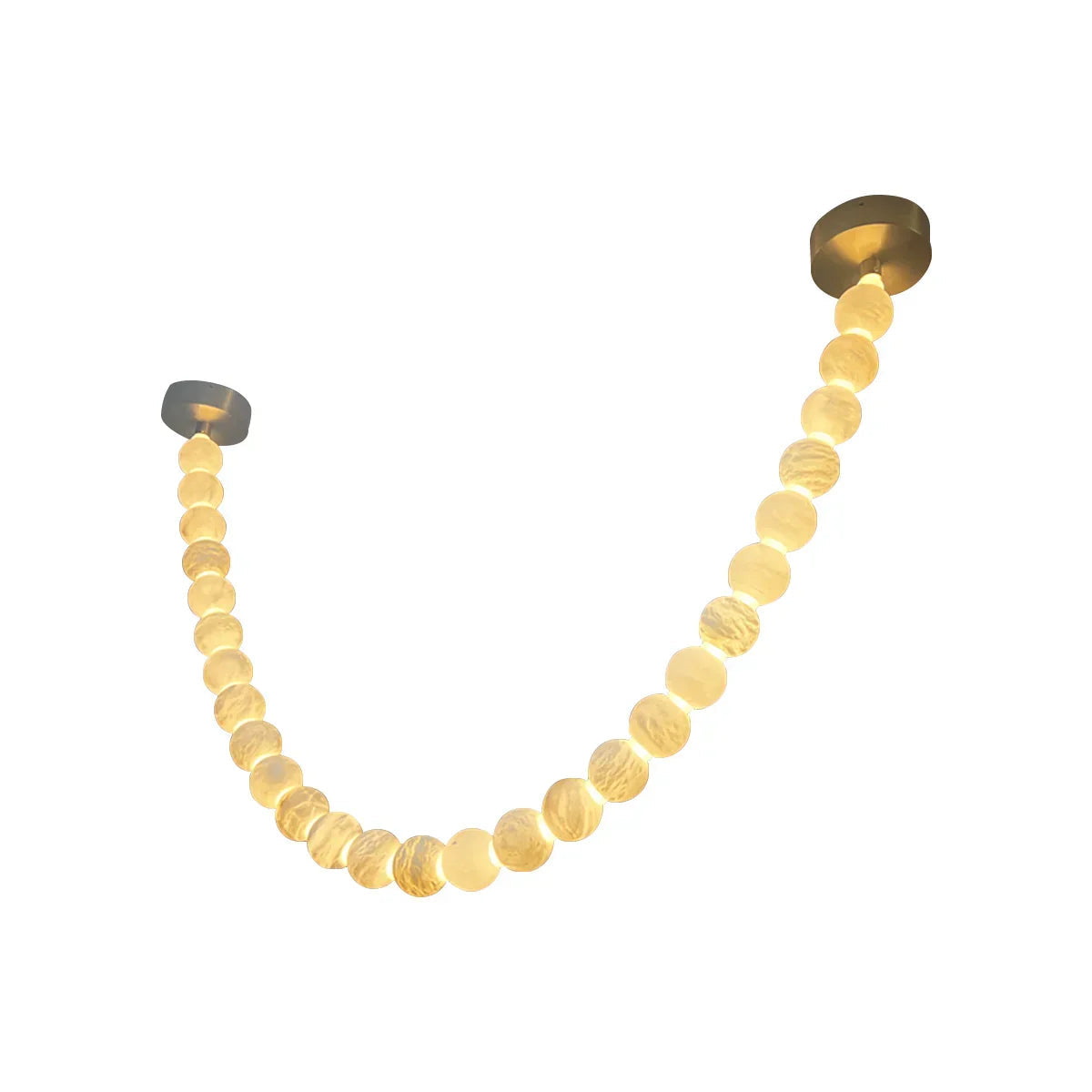 Liora Beaded Alabaster Swag Chandelier