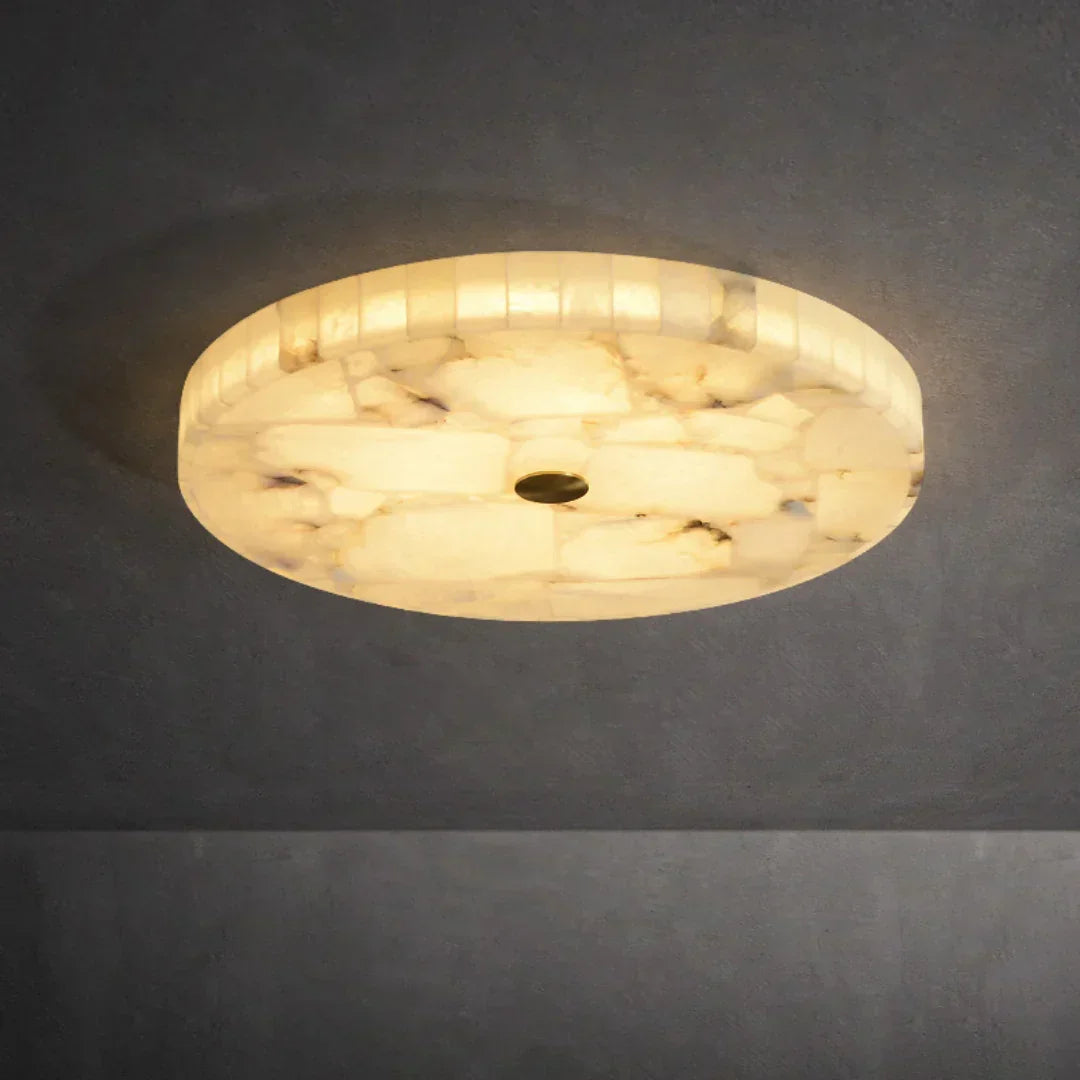 Luminous Alabaster Ceiling Light