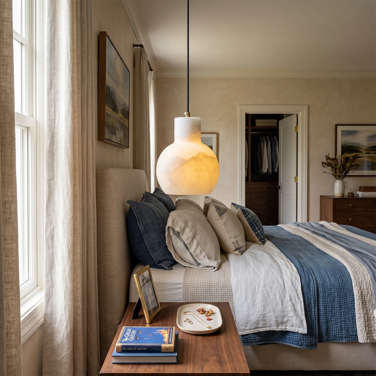 Manon Alabaster Decanter Chandelier