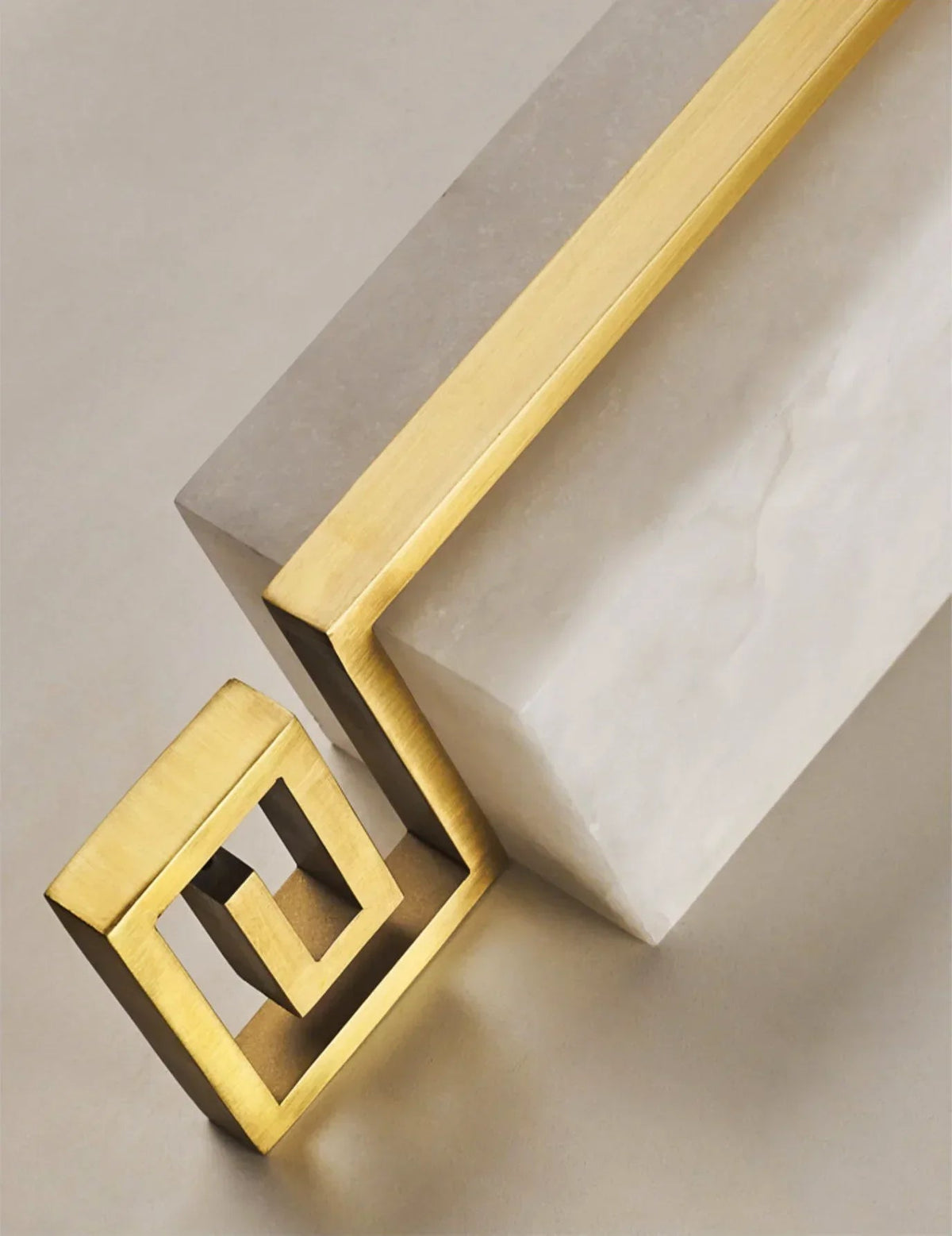 Modern Alabaster Copper Wall Lamp
