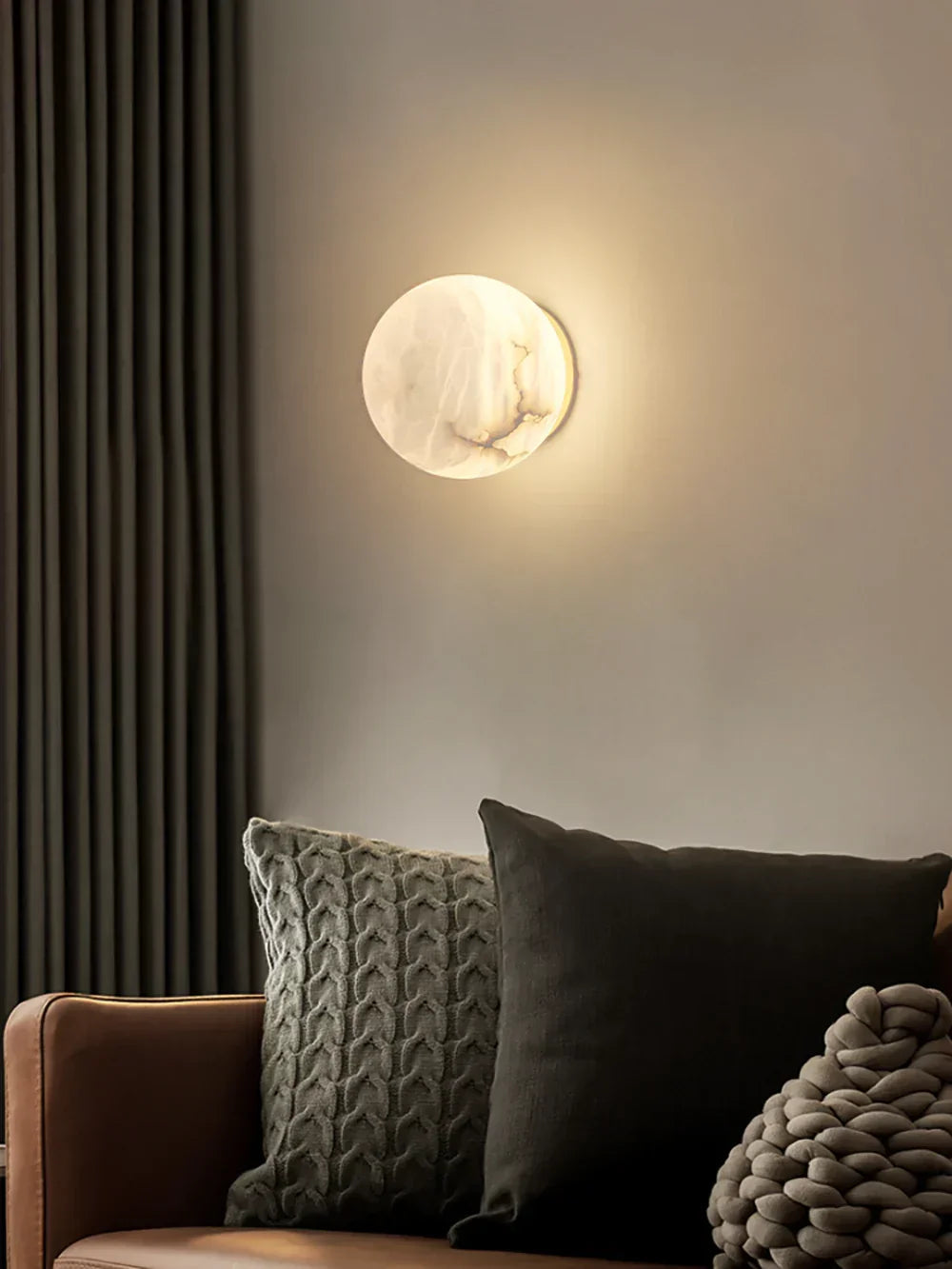 Orb Alabaster Wall Lamp