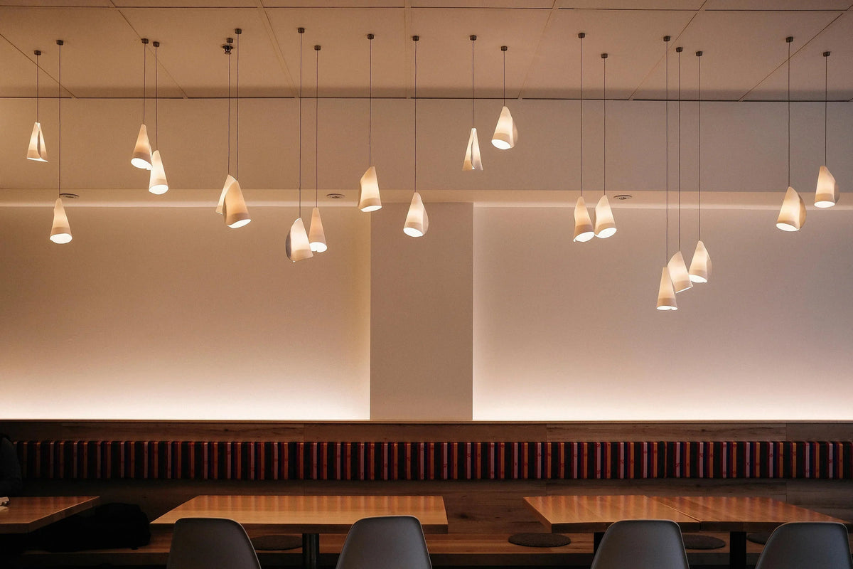 Porcelain Cascade Cluster Pendant Light