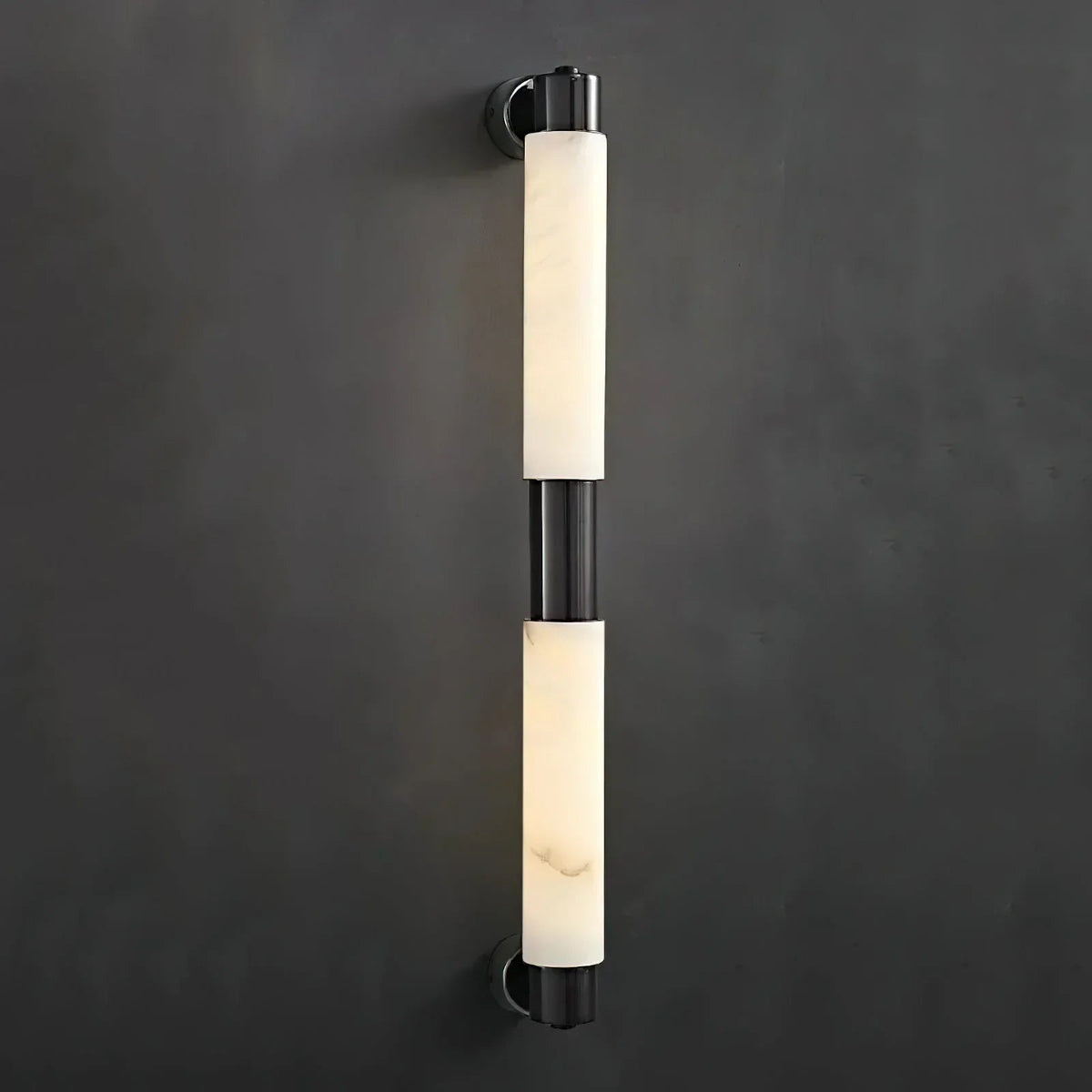 Tube Alabaster Cylinder Wall Lamp