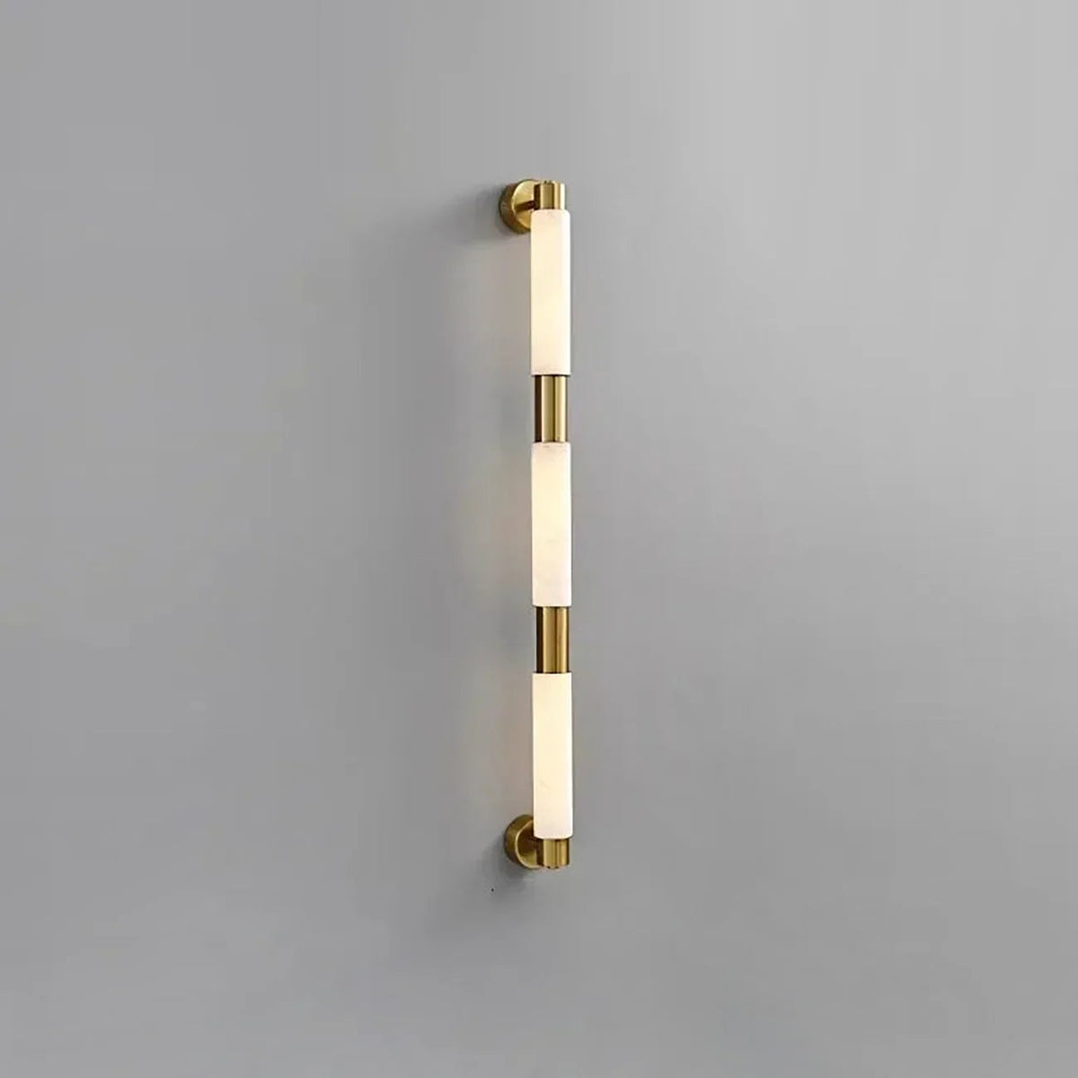 Tube Alabaster Cylinder Wall Lamp