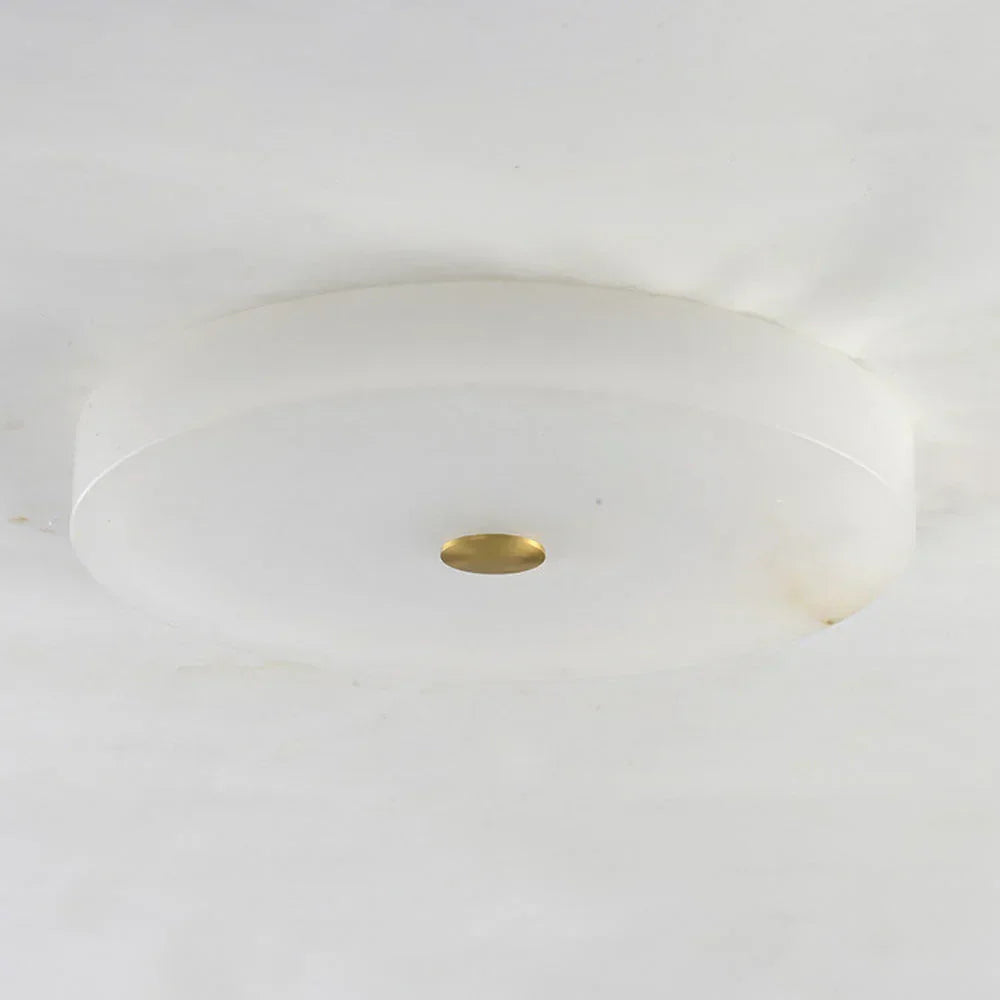 Round Sophie Alabaster Ceiling Lamp