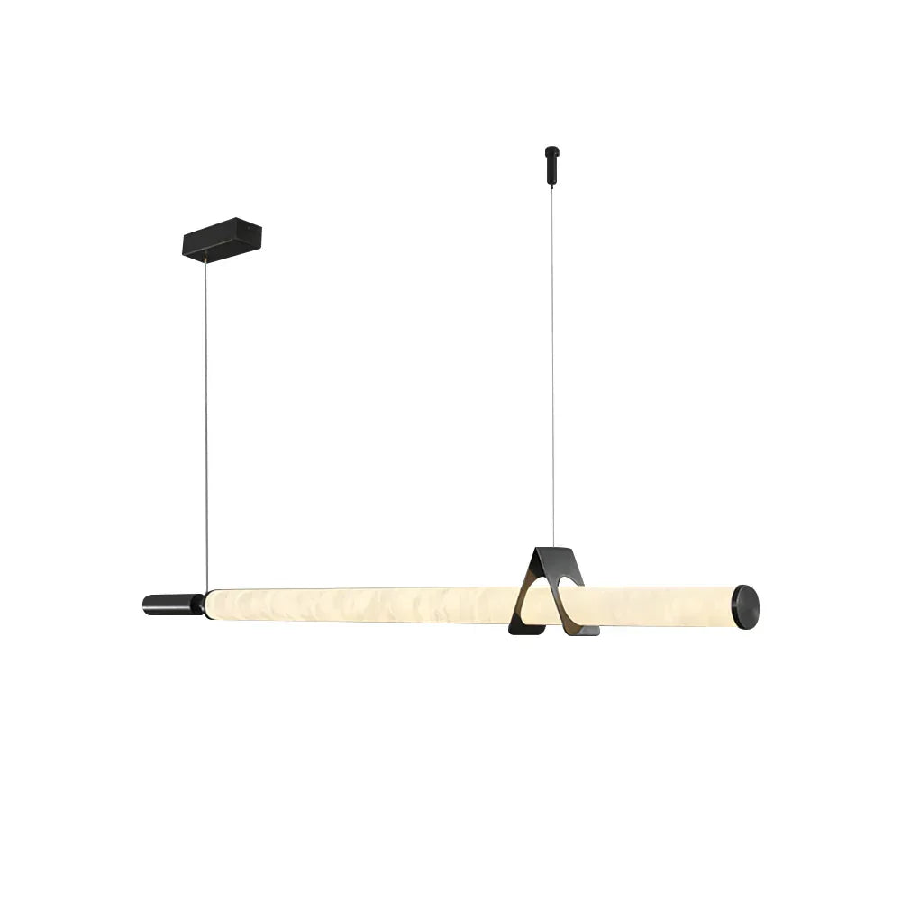 Organic Alabaster Linear Pendant Light