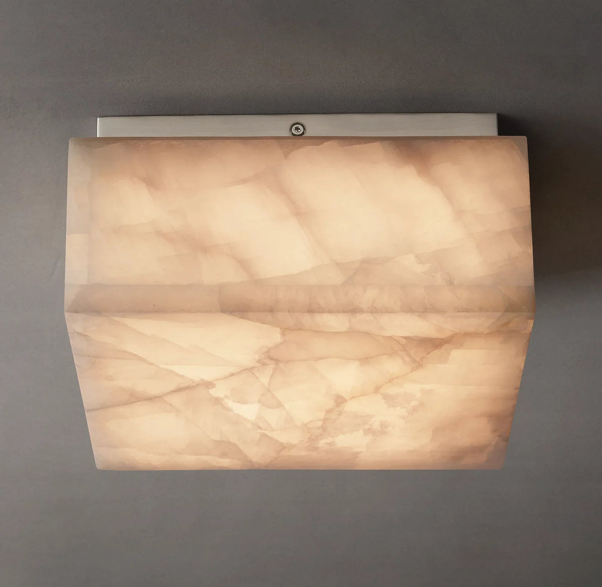 Alabaster Rivage Square Ceiling Lamp