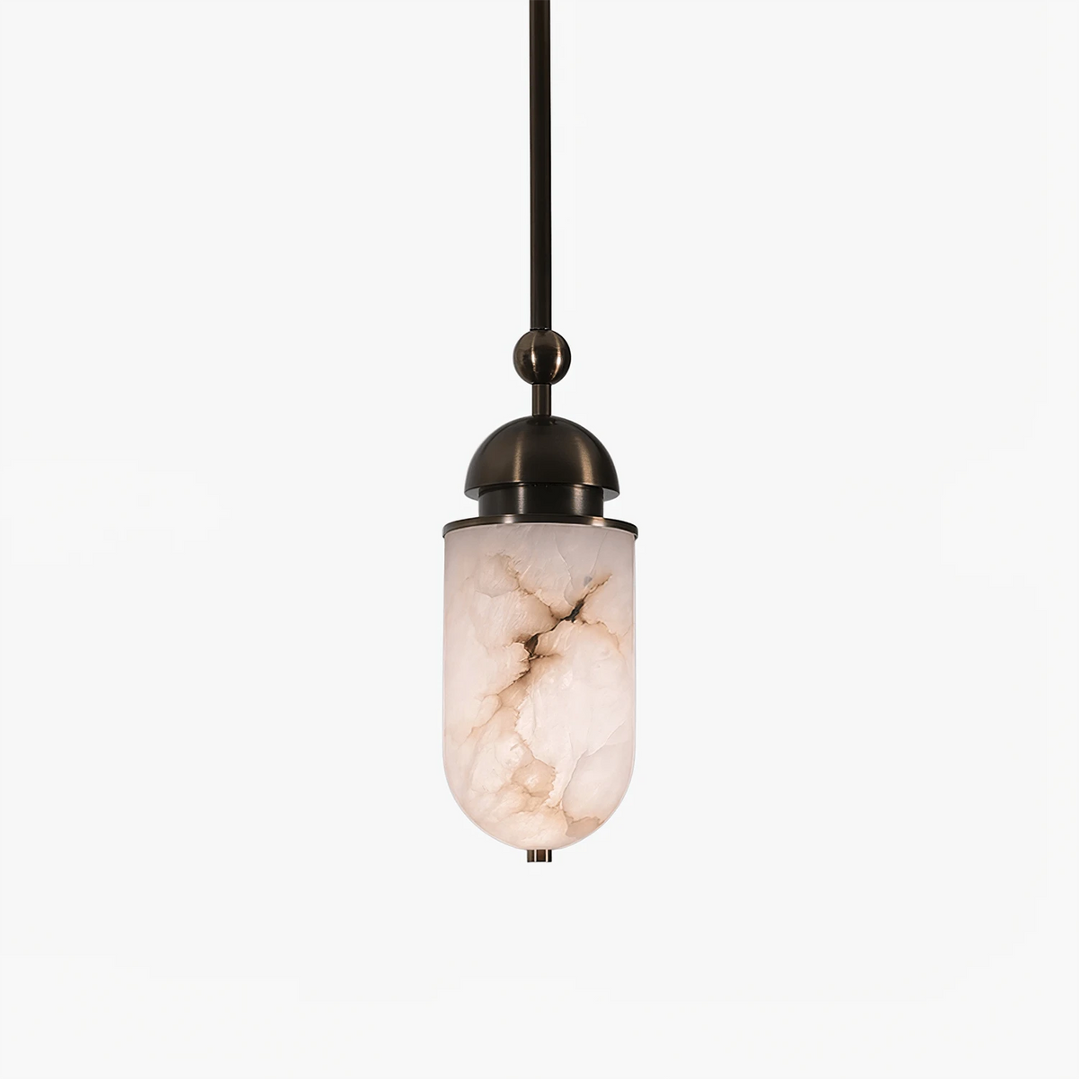 Tamsin Capsule Alabaster Rod Pendant Lamp