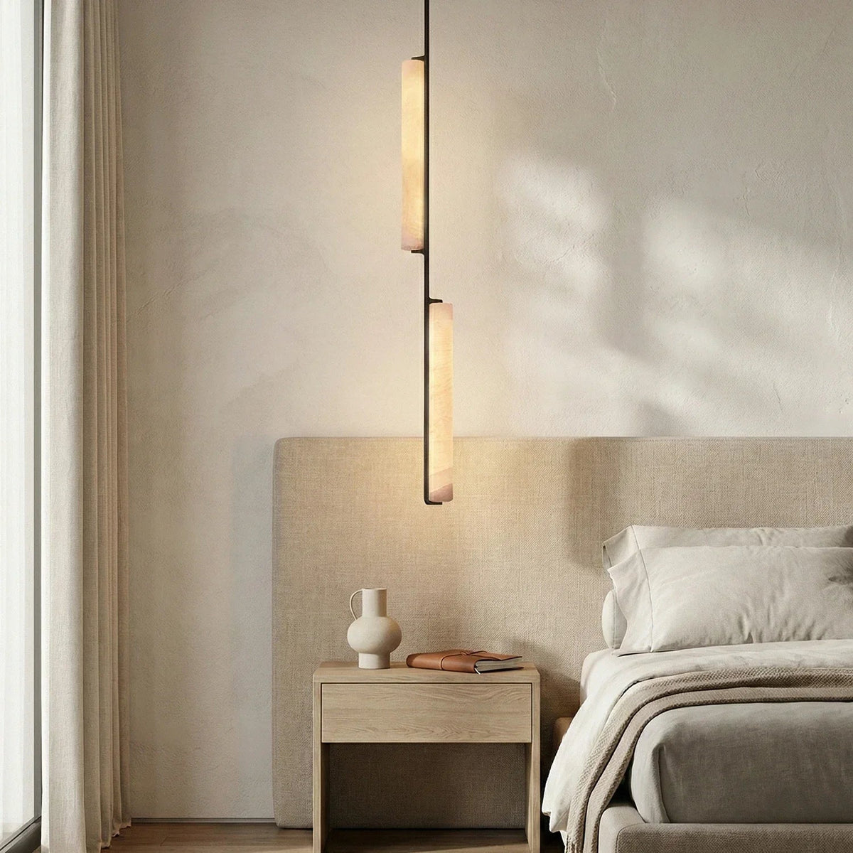 Stalactite Waterfall Linear Alabaster Chandelier