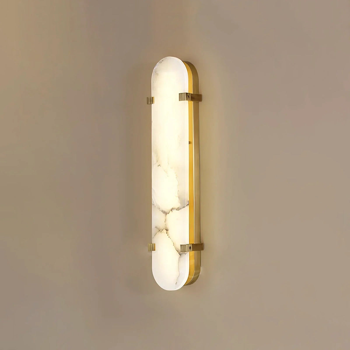 Oval Calla Alabaster Wall Sconce