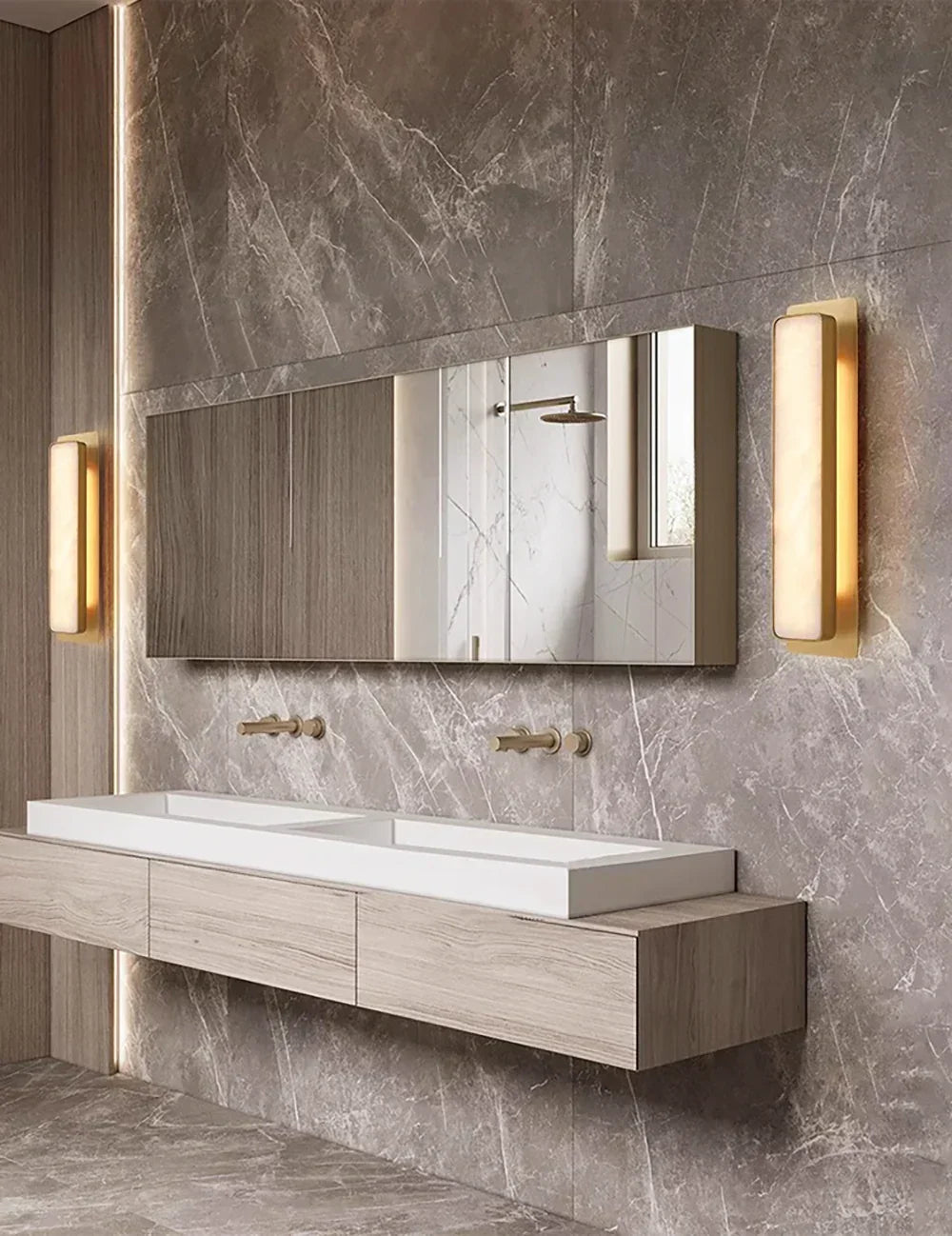 Sashya Alabaster Wall Lamp