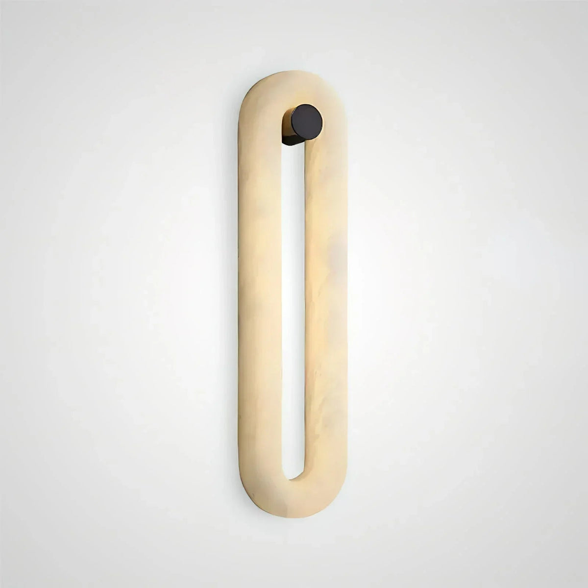 Alabaster Fader Elliptical Wall Lamp