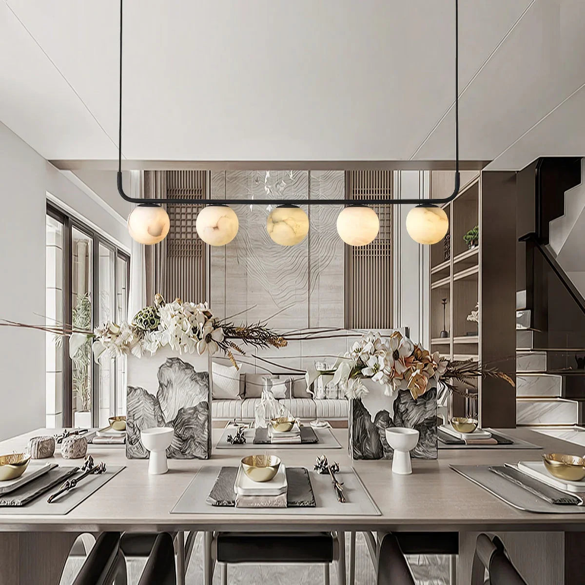 Tribeca Alabaster Pendant Lamp