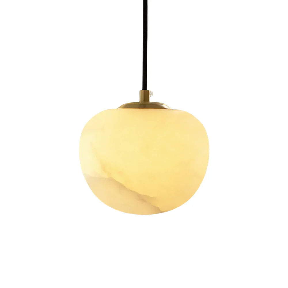 Round Alabaster Pendant Light