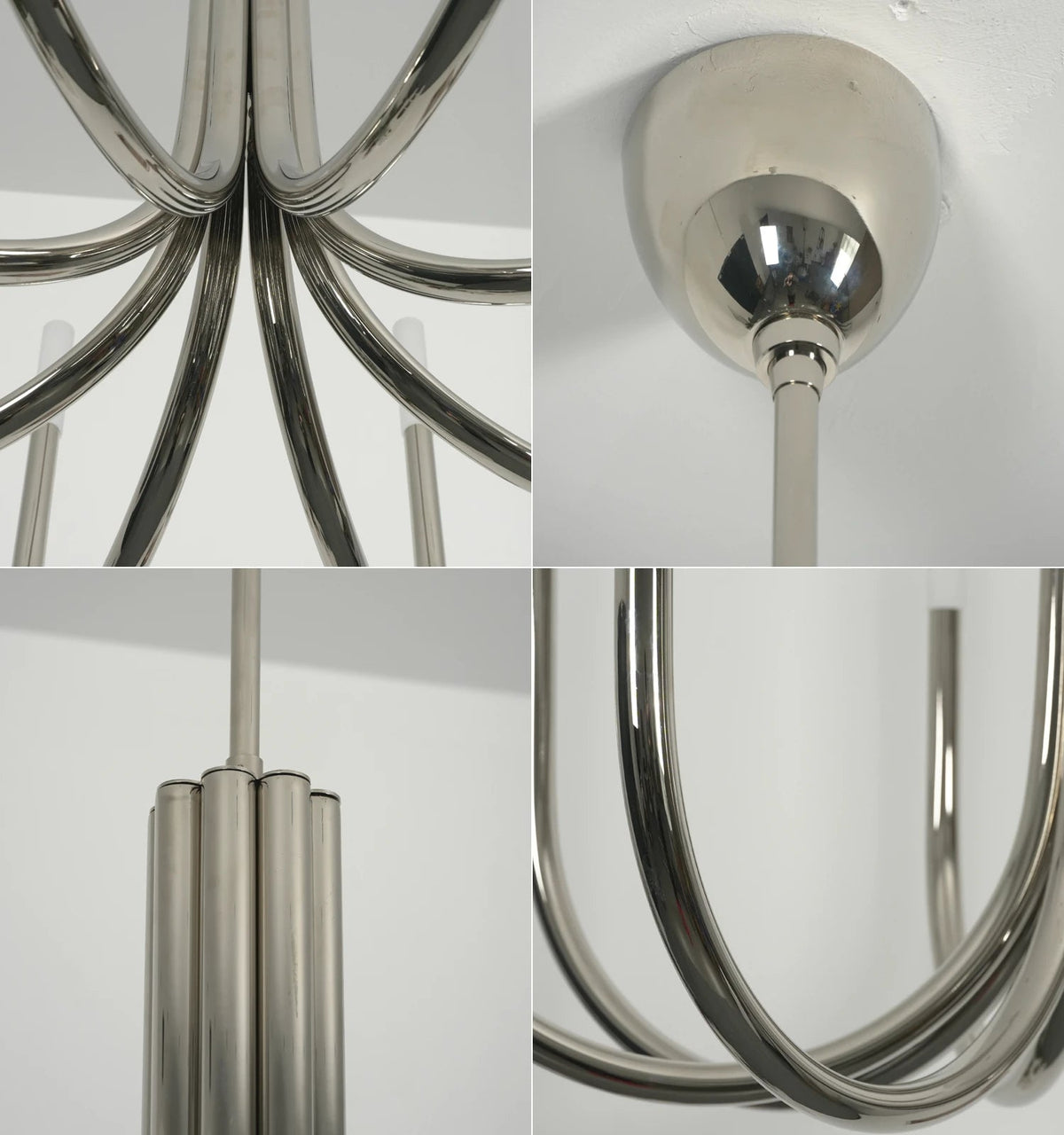 Corin Curved Arm Candle Chandelier