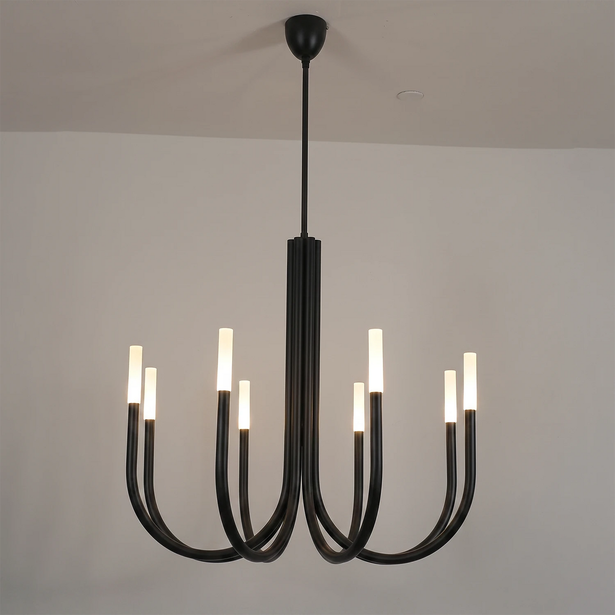 Corin Curved Arm Candle Chandelier