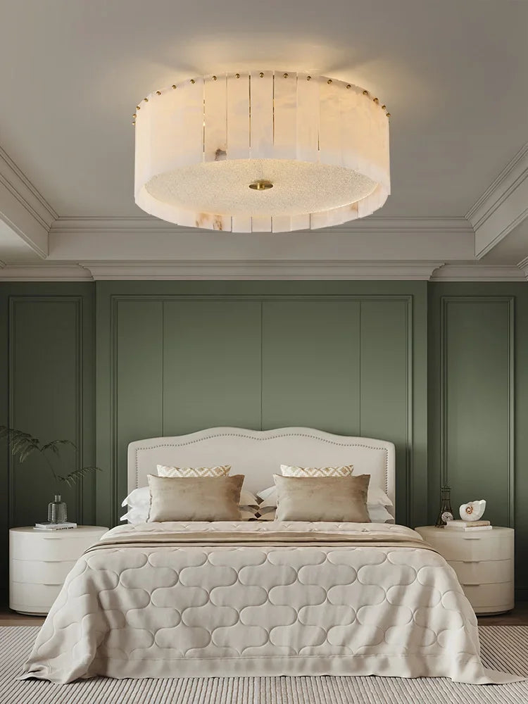 All Copper Alabaster Ceiling Lamp
