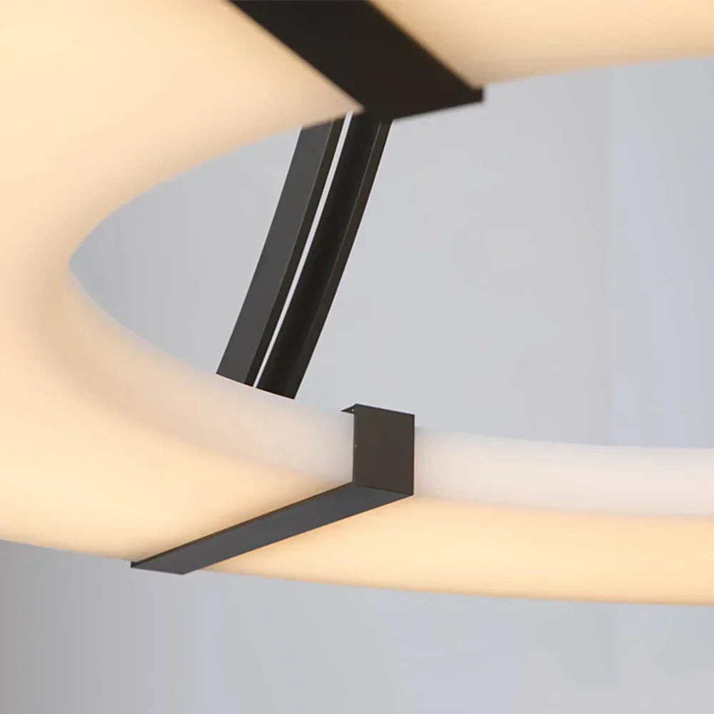 Alabaster Luxembourg Halo Chandelier