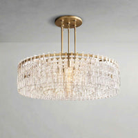 Marigana crystal chain chandelier brass48 product view