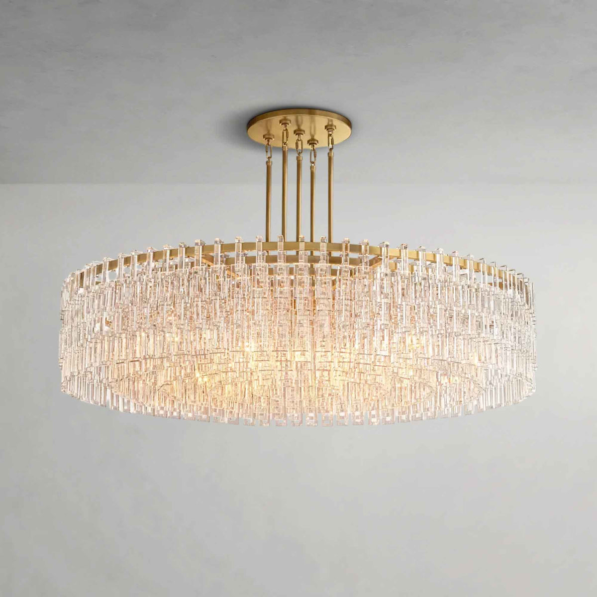 Marigana crystal chain chandelier brass60 product view