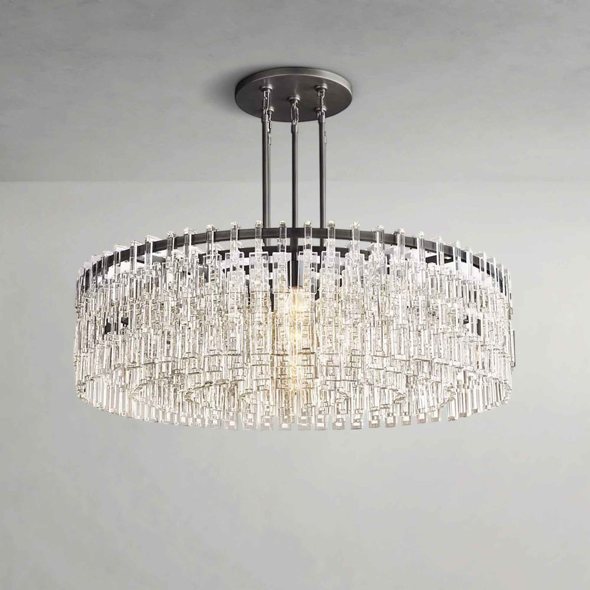 Marigana crystal chain chandelier bronze48 product view