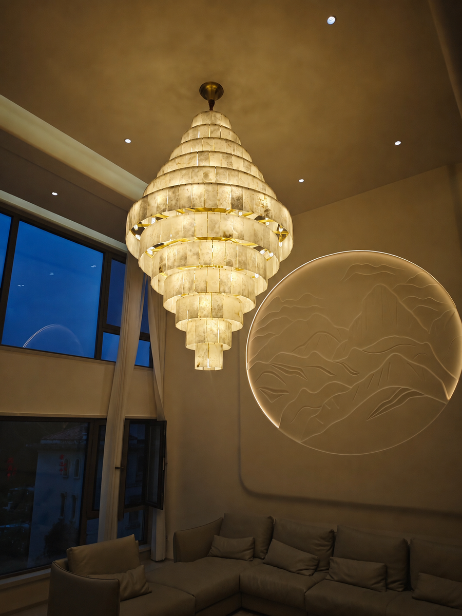 Statement chandelier